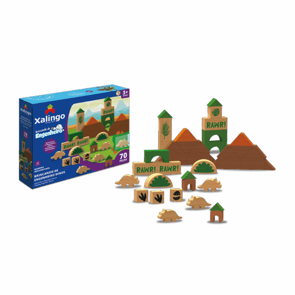 Xalingo Ingeniero Dinos x 70 piezas