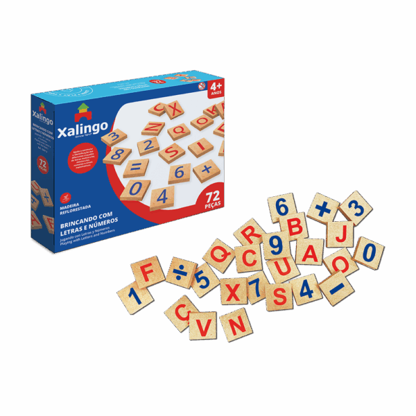 Xalingo Letras y Números x 72 piezas