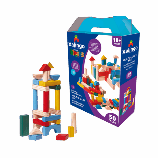 Xalingo Multibloques Mix x 50 piezas